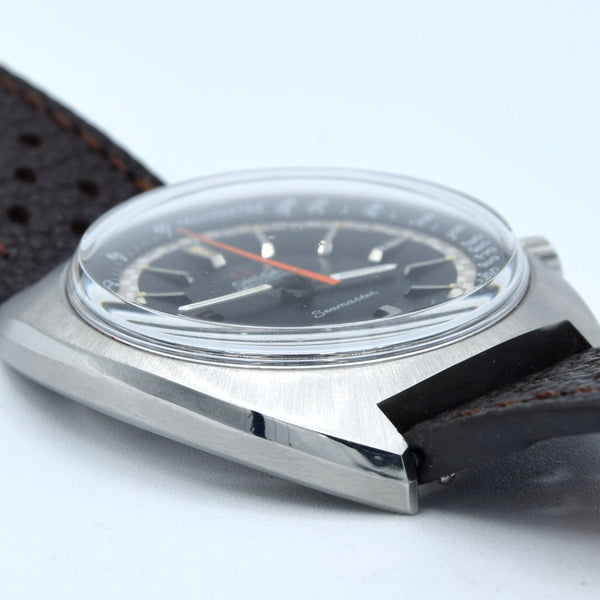 1968 Omega Seamaster Sharp Chronostop Jumbo size Watch Model 145.007 in Stainless Steel cal 865
