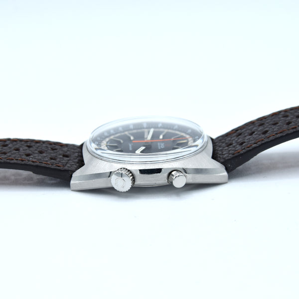 1968 Omega Seamaster Sharp Chronostop Jumbo size Watch Model 145.007 in Stainless Steel cal 865