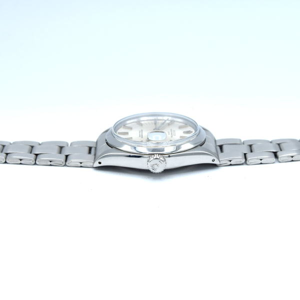 1973 Rolex Oyster Perpetual Date Model 1500 with Rare satin Silver