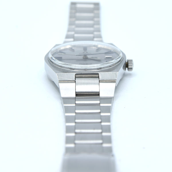 1972 Omega Sharp Genève Automatic Date ref. 166.099 – stainless steel integrated bracelet – cal. 1481 push-date