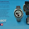 1974 Tissot Seastar Navigator Chronograph Wristwatch Model 40522 in Stainless Steel with Stunning Graphite grey Dial