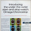 1969 Omega Chronostop Genéve Date Model 146.009 with Grey Sloped Dial in Stainless Steel on mesh bracelet
