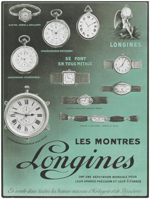 1942 Classic elegant Longines solid 9ct gold cushion Watch with Enamel Dial and Arabic Numerals