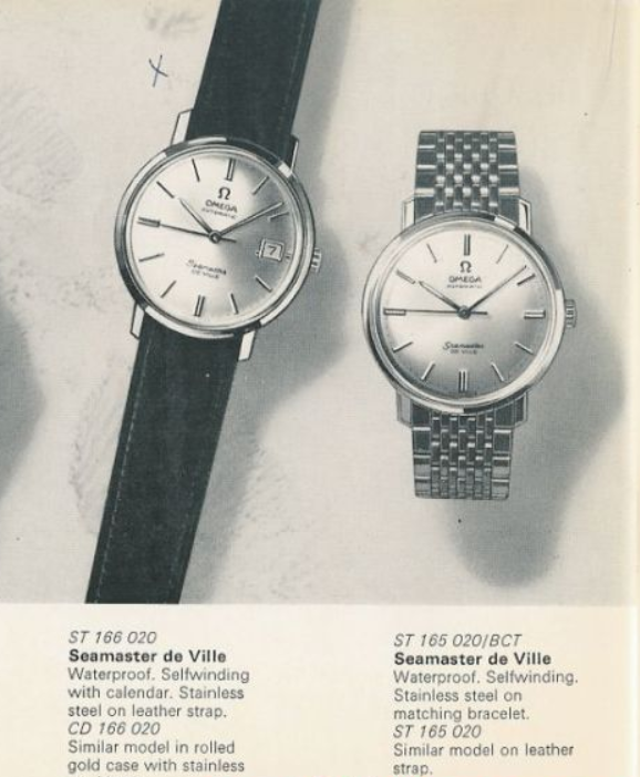 1966 Omega Seamaster Deville steel Automatic all original onyx Dial date Model 166.020 Mint condition