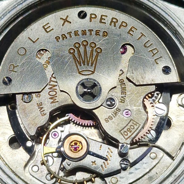 1957 Rolex Oyster Perpetual Model 6532 in stainless steel - Restored Arabic numeral Dial
