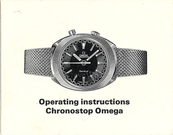 1967 Omega Chronostop Genéve Model 145.010 'Drivers' with Grey Sloped Dial in Stainless Steel on mesh bracelet