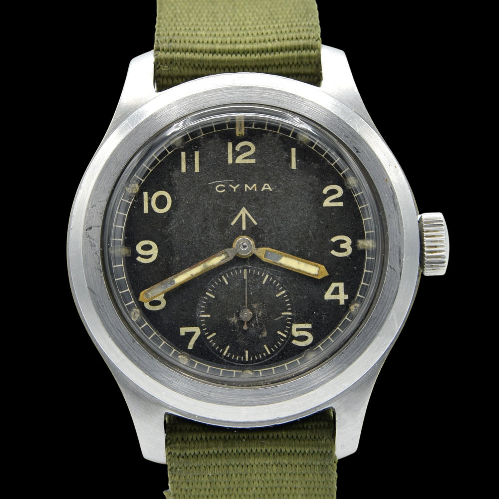 1940s Cyma Original British Military Issue Wristwatch WWW Army Watch WW2 One of the  Dirty Dozen