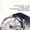 1968 Jaeger LeCoultre Jumbo Memovox Alarm Date Wristwatch Model 855 in Stainless Steel Caliber 825