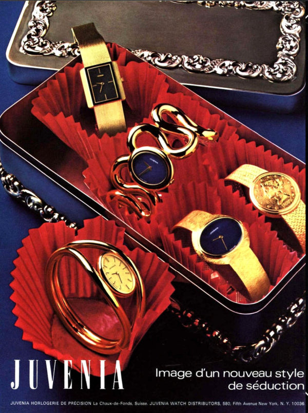 1970s New Old Stock Juvenia Ladies Solid Silver Bangle Watch – Bold Cushion Shape – Mechanical – Unused