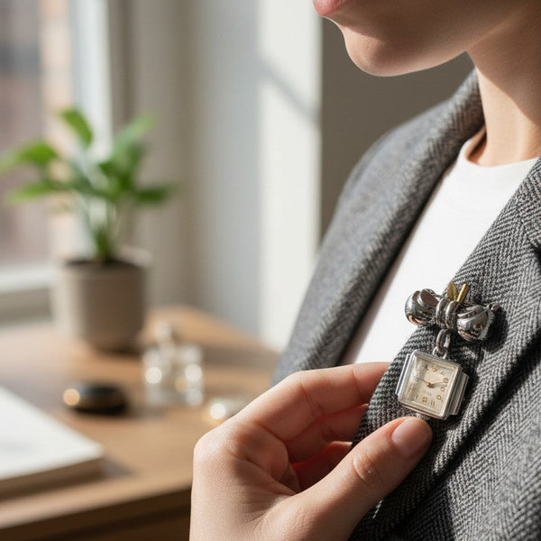 1940s New Old Stock Ladies Mechanical Pendant Watch – Swiss Movement – Retailed by McDowells in Dublin – Unused Time Capsule