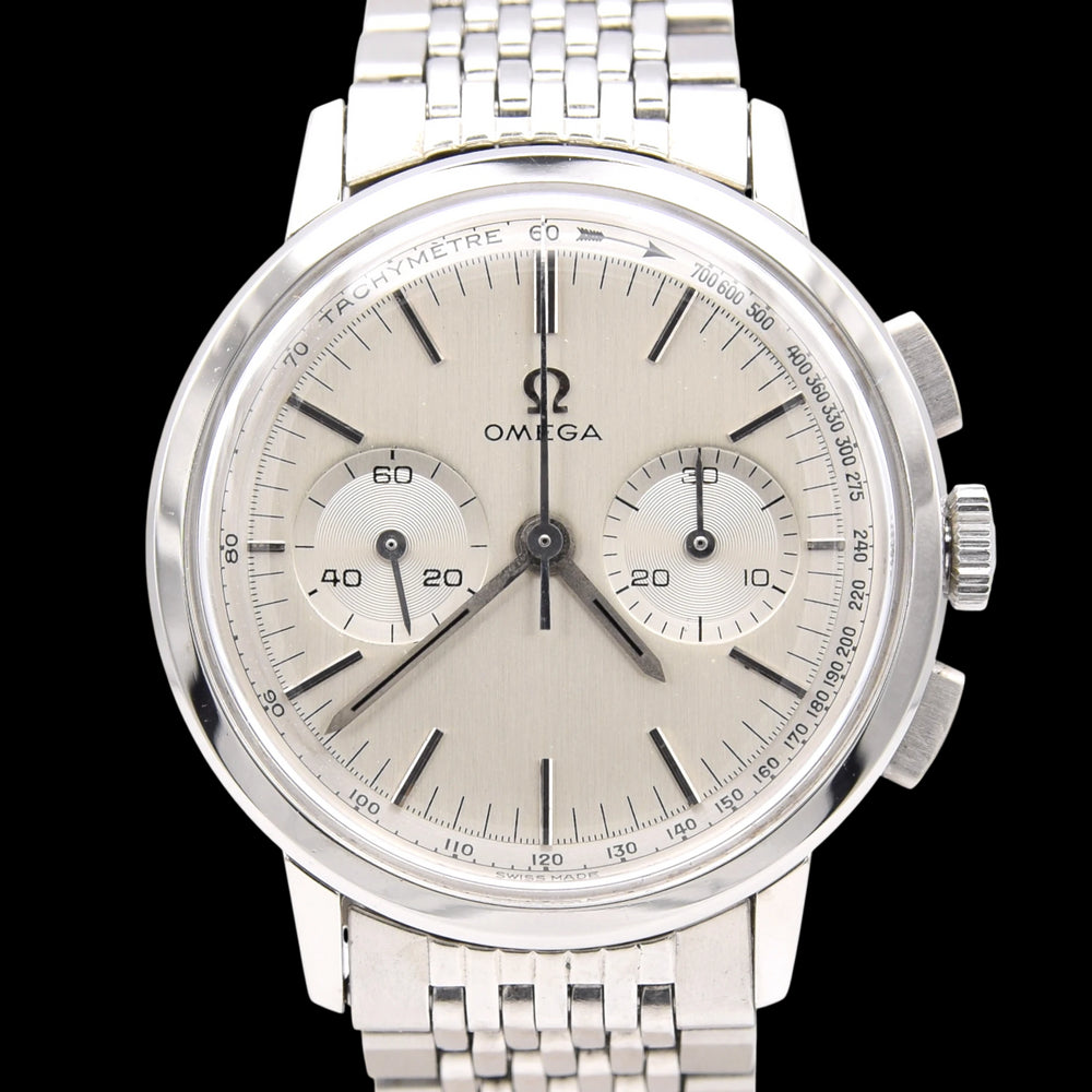 1965 Omega Classic & beautiful dress Chronograph model 101.00009 with fantastic original dial + Box
