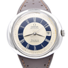 1973 Omega Geneve Dynamic Automatic Date with Two Tone white and Blue Tuxedo Roman Dial Model 166.107