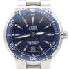 2000 Oris TT1 Auto Diver style Date with blue textured dial model 7533 22-92809 43mm