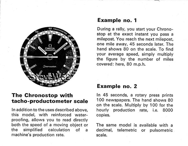 1969 Omega Rare Jumbo ufo