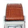(Reserved) Rare Omega Marine Deco Rectangular Tonneau Pupitre Wristwatch in Staybrite Case Circa 1934