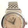 Omega Seamaster Auto Bumper with Two Tone Dial and Rare Lugs in Stainless Steel on Bracelet 1950
