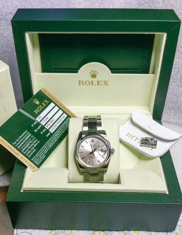 Rolex Oyster Perpetual Date Chronometer Model 115200 with Box and Papers Circa 2014