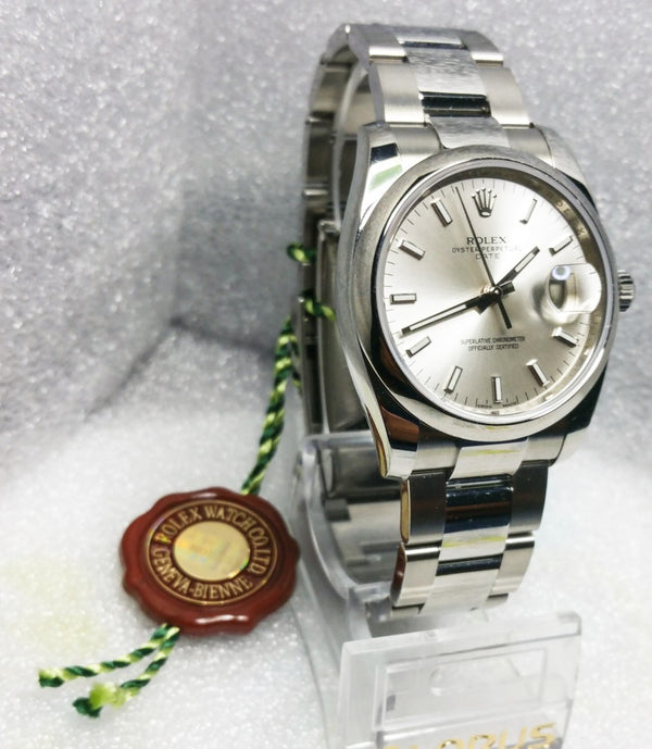 Rolex Oyster Perpetual Date Chronometer Model 115200 with Box and Papers Circa 2014