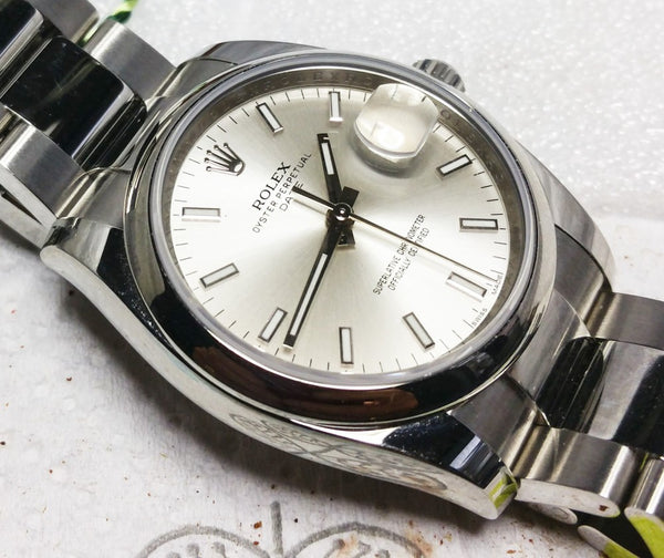 Rolex Oyster Perpetual Date Chronometer Model 115200 with Box and Papers Circa 2014