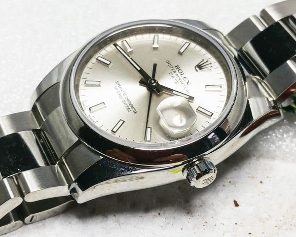 Rolex Oyster Perpetual Date Chronometer Model 115200 with Box and Papers Circa 2014