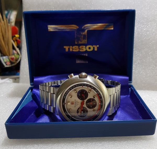 Tissot T12 Chronograph in Stainless Steel on Bracelet with Lemania 873 Circa 1970