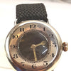 Military Half Hunter Trench with Black Dial in Silver 1917