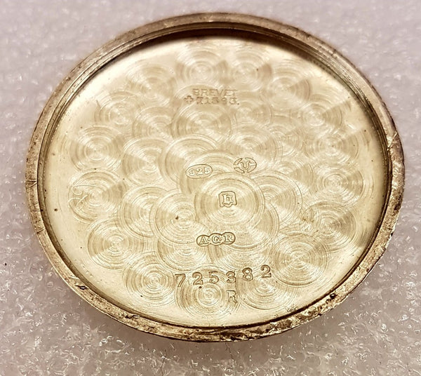 Military Half Hunter Trench with Black Dial in Silver 1917