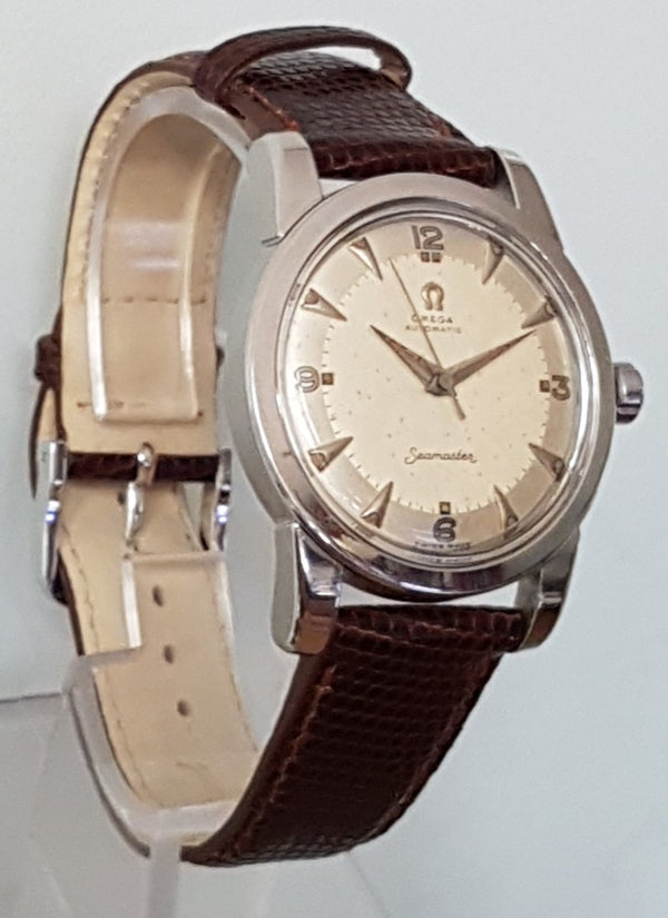 Omega Seamaster Automatic Bumper with Tropicalised Dial Model 2577 in Stainless Steel 1953