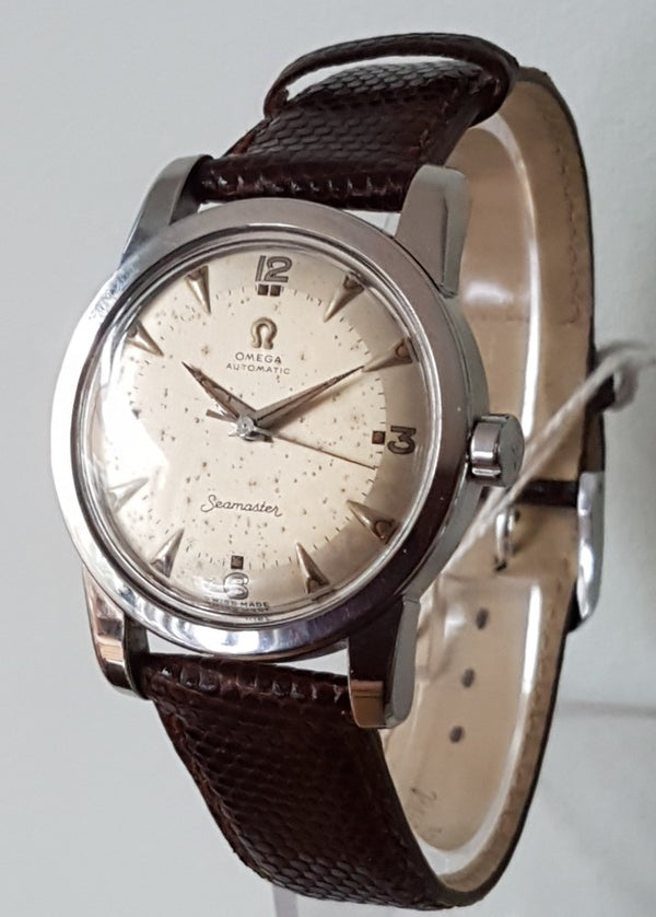 Omega Seamaster Automatic Bumper with Tropicalised Dial Model 2577 in Stainless Steel 1953