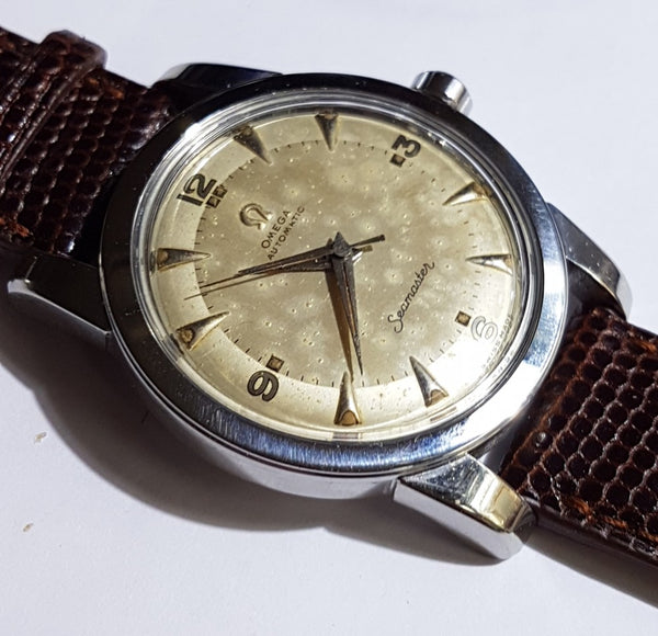 Omega Seamaster Automatic Bumper with Tropicalised Dial Model 2577 in Stainless Steel 1953