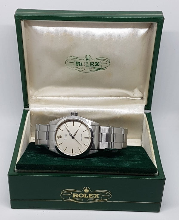 Rolex Oyster Precision Manual Wind in Stainless Steel Model 6426 with Original Box 1961