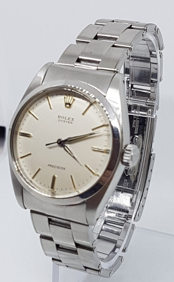 Rolex Oyster Precision Manual Wind in Stainless Steel Model 6426 with Original Box 1961