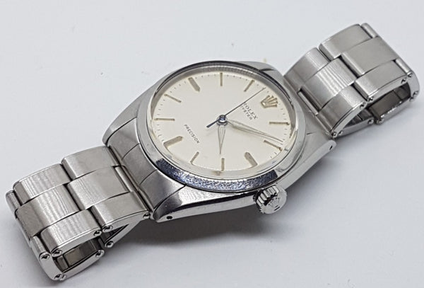 Rolex Oyster Precision Manual Wind in Stainless Steel Model 6426 with Original Box 1961