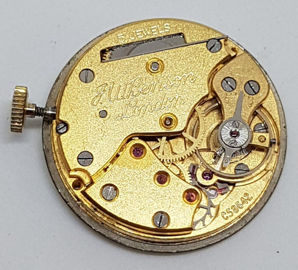 JW Benson & Smiths in solid 9ct Gold. a Dress Watch made in England dated 1950