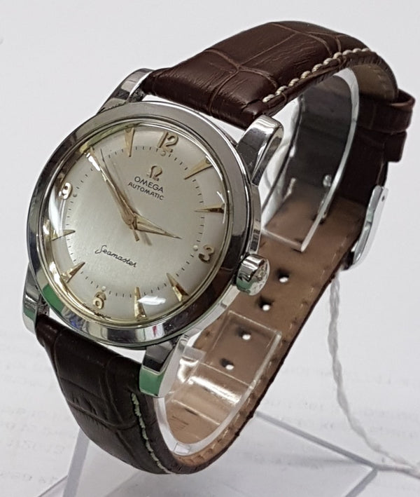 Omega Seamaster Bumper with Two Tone Dial Model 2677 in Stainless Steel 1953