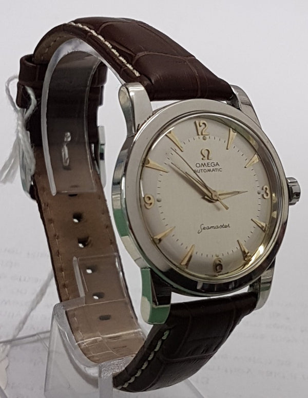 Omega Seamaster Bumper with Two Tone Dial Model 2677 in Stainless Steel 1953