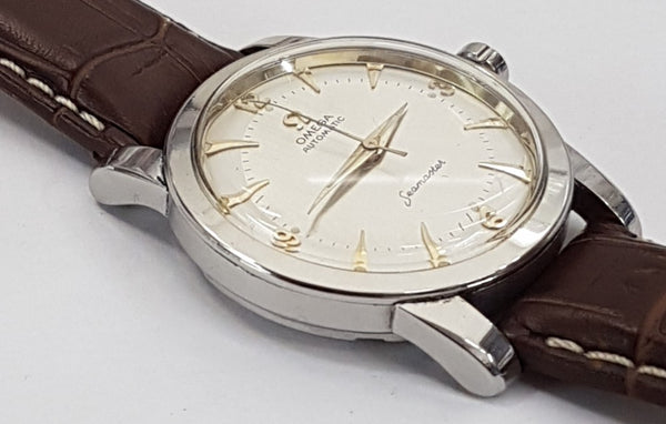 Omega Seamaster Bumper with Two Tone Dial Model 2677 in Stainless Steel 1953