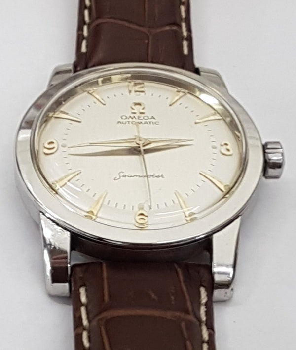Omega Seamaster Bumper with Two Tone Dial Model 2677 in Stainless Steel 1953