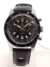 Sandoz Chronograph with Black Dial in Stainless Steel Circa 1960s