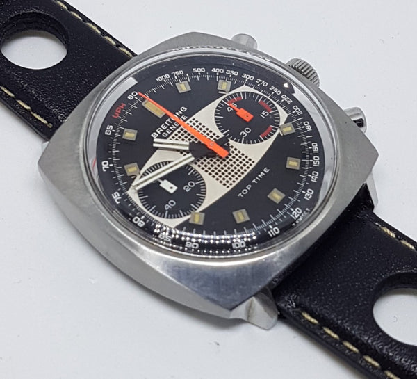Breitling Top Time Chronograph with Racing 'Surfboard' Dial in Stainless Steel Model 2211 Dated 1970