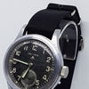 Record British Military WWW WW2 Dirty Dozen Wristwatch Circa 1940s