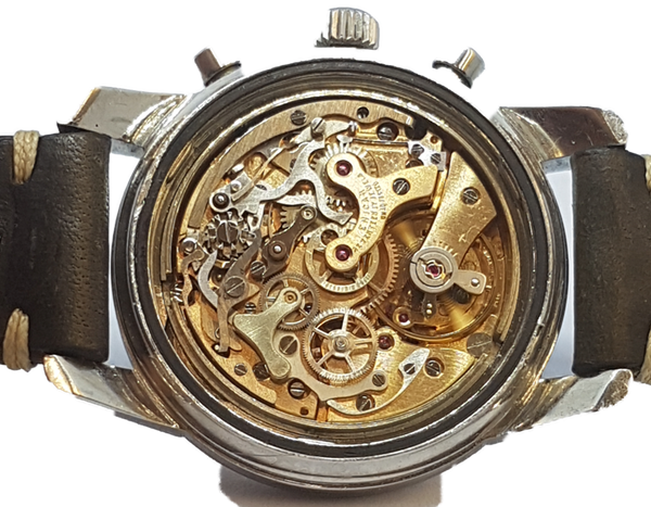 Enicar Sherpa Graph Chrongraph mk3 Racing Style Wristwatch in Stainless Steel Circa 1972