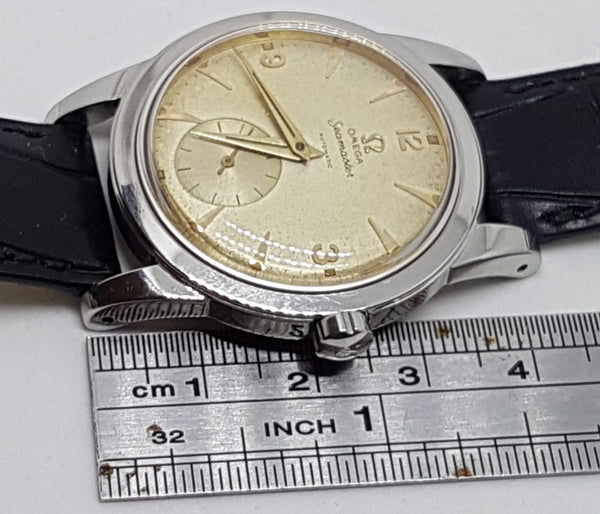 1952 Omega Seamaster Bumper Automatic with Original Dial Model 2576 in Stainless Steel