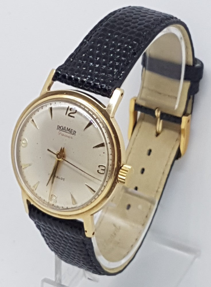 1962 Roamer Premier 9ct Gold Dress Watch