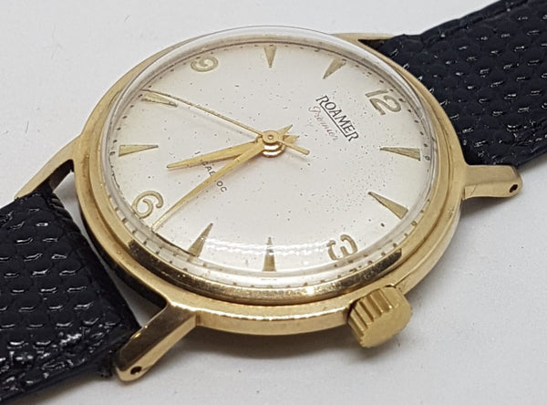 1962 Roamer Premier 9ct Gold Dress Watch