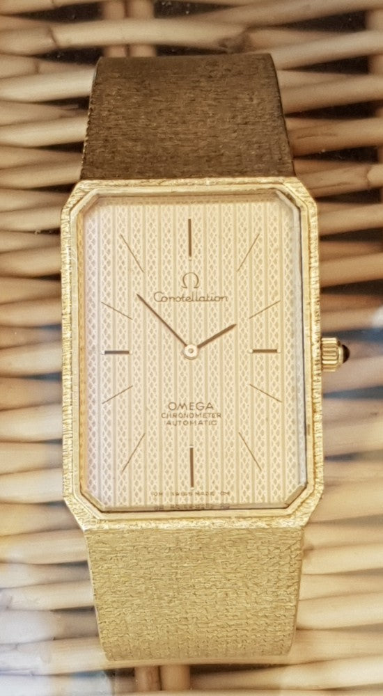 1973 Very Rare Omega Constellation Emeraude Automatic Model 8310 in 18ct Gold
