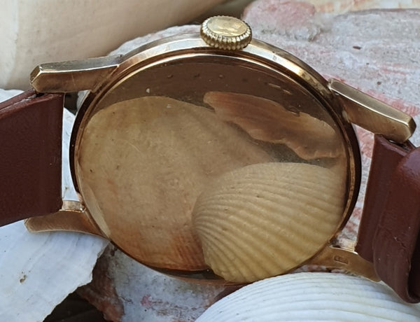 Rotary Maximus with Arabic Numerals in 9ct Gold with Original Box Circa 1950s