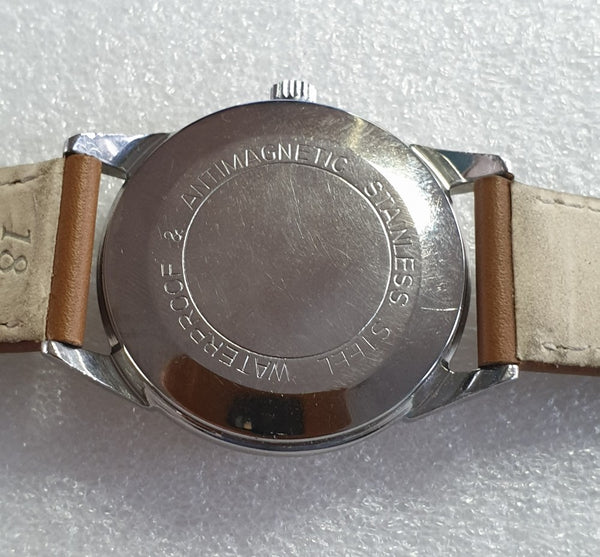 1950s Smiths Imperial all English made Wristwatch in Rarer Stainless Steel Circa 1958-60