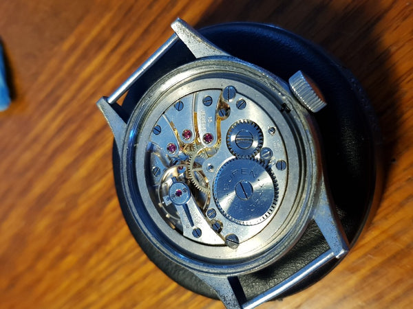 Buren Grand Prix British Military WWW Dirty Dozen Wristwatch Circa 1940s