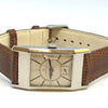 Omega Deco Style Tank Wristwatch Caliber 20F in Stainless Steel Case with Sunrise Dial Circa 1934
